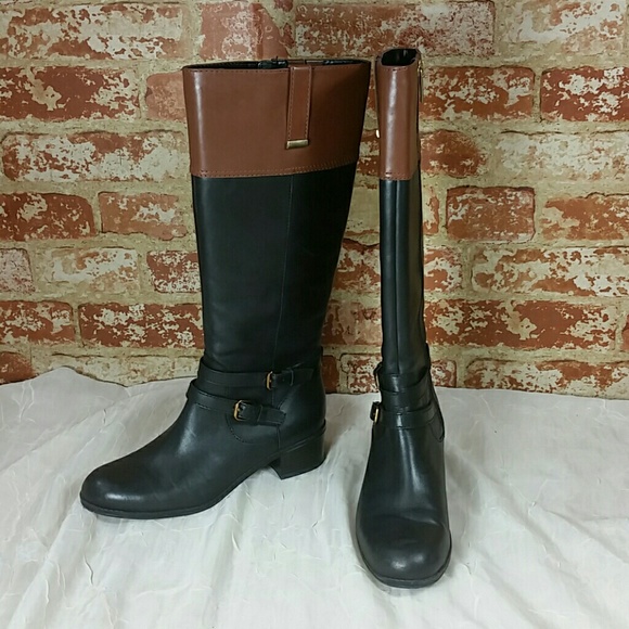 bandolino bloema tall leather boots